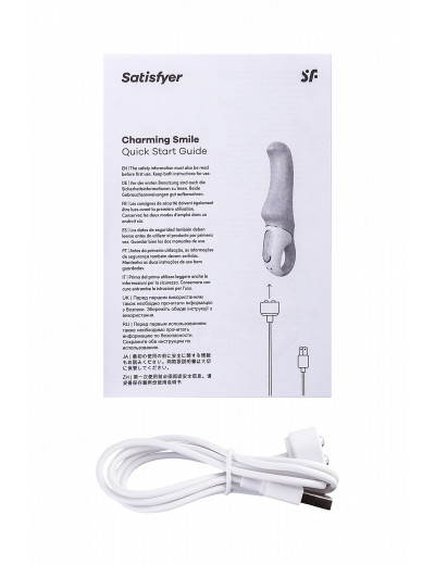 Вибратор Satisfyer Vibes Charming Smile силикон фиолетовый 18,7 см EE73-827-1017