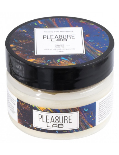 Массажное масло твердое Pleasure Lab Relaxing виноград и инжир 100 мл 1031-02Lab