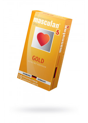 Презервативы Masculan 4 Ultra золотого цвета 10 шт 320