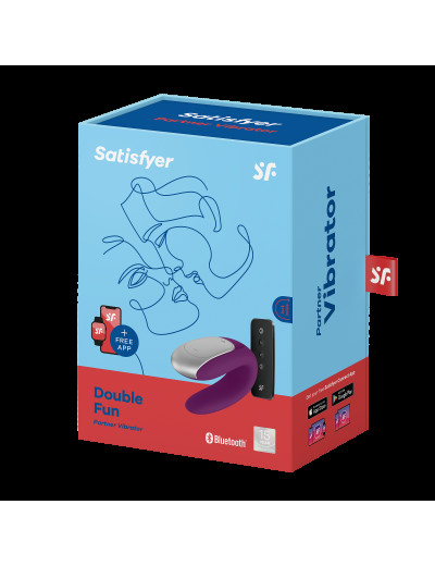 Многофункциональный стимулятор для пар Satisfyer Partner Double Fun фиолетовый 4002460PUR