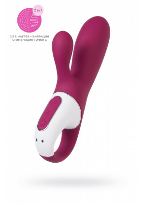 Вибратор Satisfyer Hot Bunny с функцией нагрева красный 17,5 см 4001678