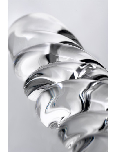 Двусторонний фаллоимитатор Sexus Glass стекло прозрачный 16 см 912122