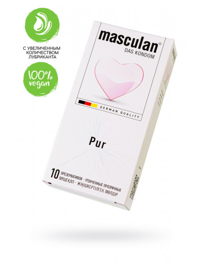 Презервативы masculan Pur утонченные № 10  324