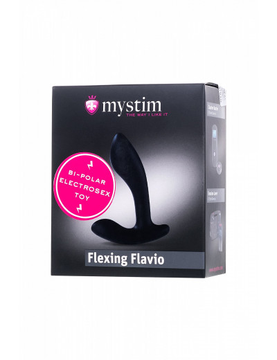 Электростимулятор Mystim Flexing Flavio черный 9 см 46455