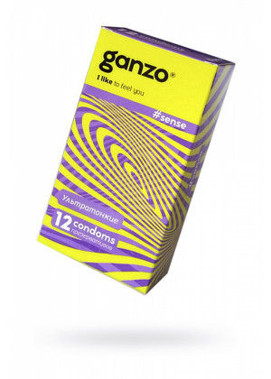 Презервативы тонкие Ganzo Sense № 12 119 а