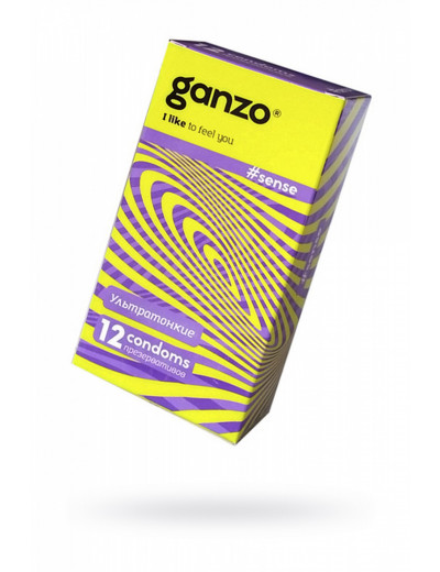 Презервативы тонкие Ganzo Sense № 12 119а