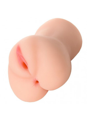 Мастурбатор двойной вагина и анус реалистичный 14,5 см ДМ608