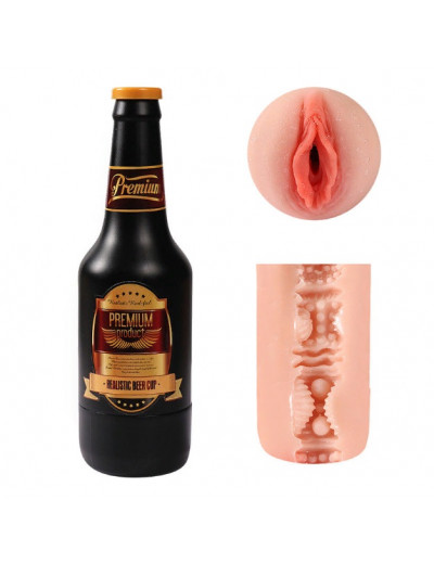 Мастурбатор вагина в пластиковой бутылке 14 см ДМА70018