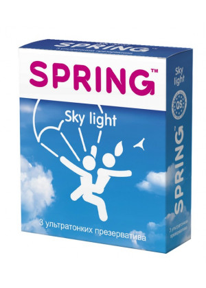 Презервативы Spring ультратонкие № 3 шт SP Sky 3