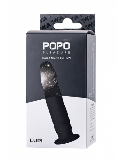 Фаллоимитатор Popo Lupi черный 12 см 731429