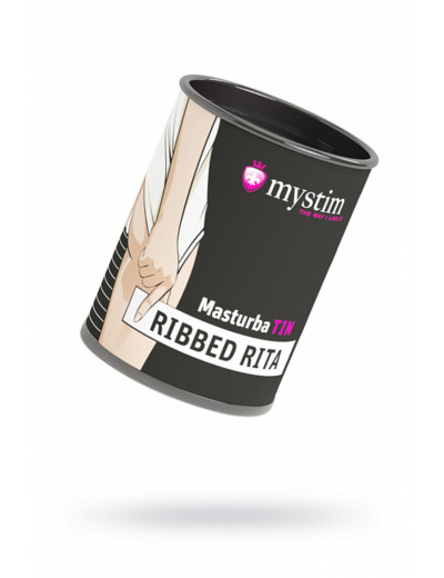 Мастурбатор Mystim Ribbed Ritay белый 4,5 см 46291