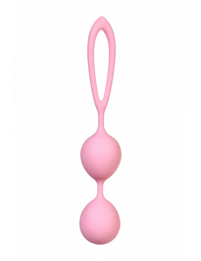 Вагинальные шарики Eromantica Lotus розовые 17 см 212102
