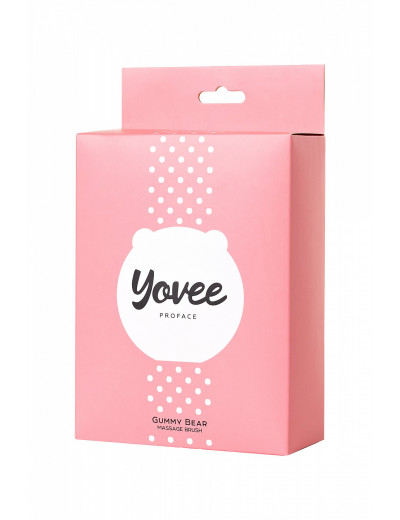 Массажер для лица Yovee Gummy Bear розовый 244001