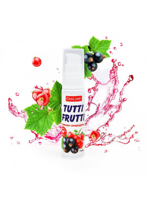 Съедобная гель-смазка Tutti-Frutti свежая смородина 30 г 30018