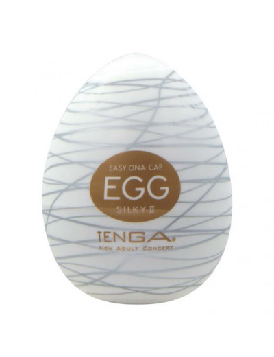 Мастурбатор Tenga Egg Silky-2 Яйцо Шелковые нити EGG-018