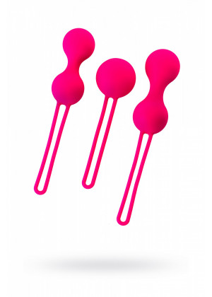 Набор вагинальных шариков EJ-207 розовые 16,5 см 764005