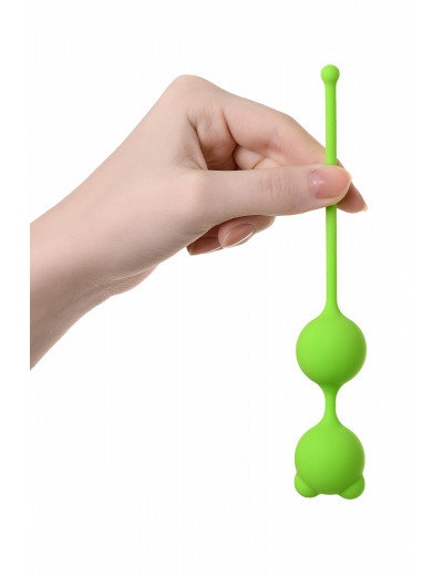 Вагинальные шарики A-Toys зеленые 2,7 см 764016
